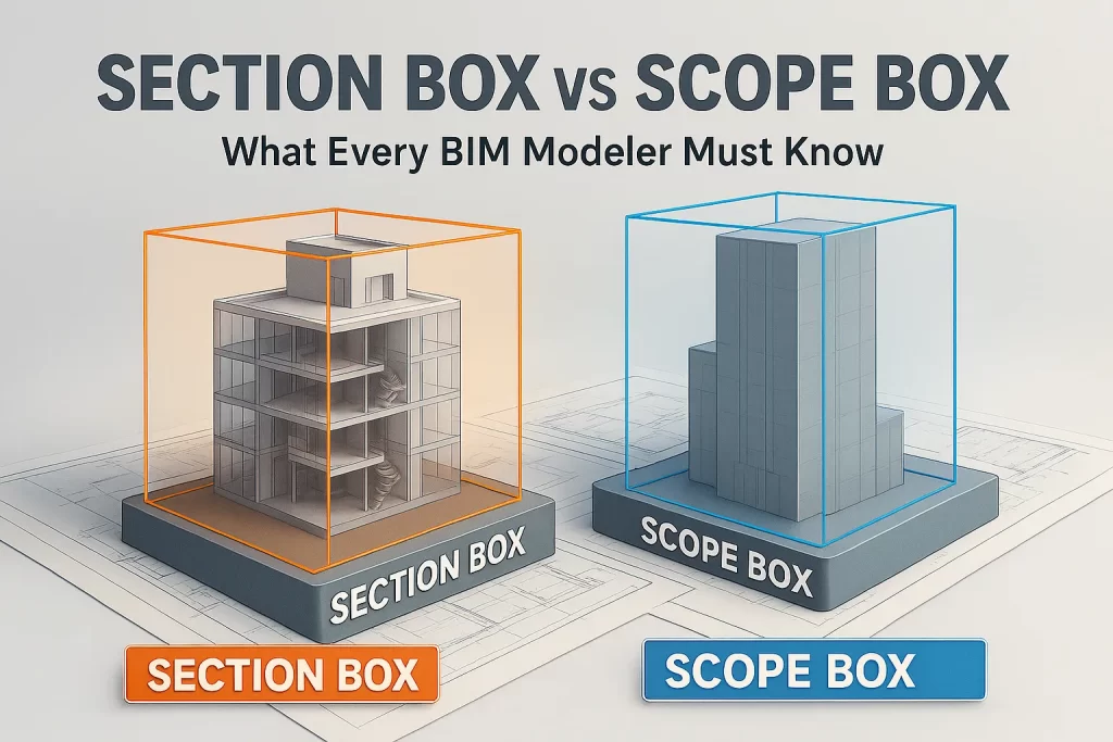 Section Box vs Scope Box: What Every BIM Modeler Must Know