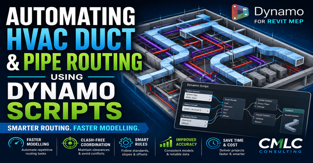 Automating HVAC Duct & Pipe Routing Using Dynamo Scripts