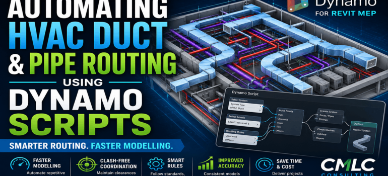 Automating HVAC Duct & Pipe Routing Using Dynamo Scripts